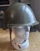wo521 - original Czechoslovakian CSSR CSLA Vz-53 cold war steel helmet