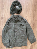 gw042 - c1962 dated Czechoslovakia Communist Czech Army wz60 field uniform jacket in Strichtarn with detachable hood - size 2-B
