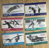 od084 - c1972 Olympic Winter Games - East German postage stamps set