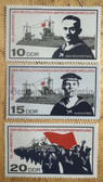 od102 - 50th anniversary of the German sailors revolt in 1967 - East German postage stamps set