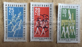 od105 - c1963 national sports festival in Leipzig - East German postage stamps set