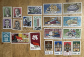 od120 - mixed lot from 1976 - East German postage stamps set