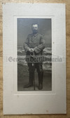 wpc006 - German WW1 NCO with sword studio portrait photo - large size