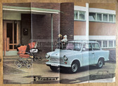 ab636 - c1970s IFA Trabant sales flyer and poster in Czech language