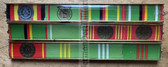 is025 - 12 place paper medal ribbon bar - VP VoPo Volkspolizei police for low ranks - Officer and non Officer