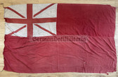ab676 - original British WW2 era RN Royal Navy Red Ensign ship flag - 73" x 42"