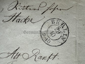 ab649 - 16th October 1840 dated letter sent from Klein Schönebeck to Freienwalde with Berlin postal cancellation and wax seal