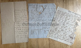 ab652 - three German documents dated 1857 and 1861