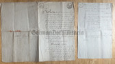 ab655 - 13th November 1815 dated document - written in Scheppenstedt - today Schöppenstedt in Germany