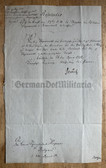 ab656 - 16th April 1832 dated letter sent from Goeslin to Belgard - today Białogard in Poland