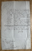 ab657 - 9th July 1831 dated letter sent from Goeslin to Belgard - today Białogard in Poland