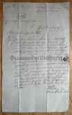 ab658 - 20th December 1820 dated letter from a Hauptmann of the 8th Line Infantry Regiment Erzherzog Ludwig in Vienna - with wax seal