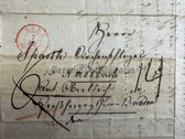 ab664 - 22nd April 1848 letter from Switzerland to Baden Germany with Bern postal cancellation