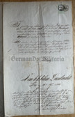 ab666 - 4th June 1846 dated letter to Albert Mießl Edler von Zeileisen - Bohemian forestry official - Waldmeister