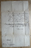 ab671 - 3rd January 1874 dated document from Schleswig in Germany