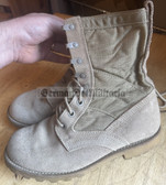 wo546 - genuine British Army desert warfare combat boots - size 8M