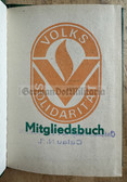 od048 - c1996 Volkssolidarität membership book with due stamps