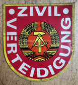 od104 - ZV Zivilverteidigung civil defence sticker for helmets