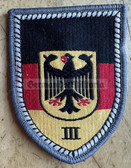 bw003 - 2 - West German Army unit uniform patch - Wehrbereichskommando III - Military District Command III