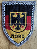 bw004 - West German Army unit uniform patch - Territorialkommando Nord - Territorial Command North