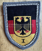 bw018 - 19 - West German Army unit uniform patch - Wehrbereichskommando I - Command Military Area I