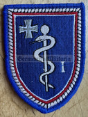 bw023 - West German Army unit uniform patch - Sanitätskommando I - Medical Command I