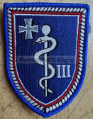 bw024 - West German Army unit uniform patch - Sanitätskommando III - Medical Command III