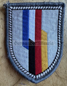 bw005 - West German Army unit uniform patch - Deutsch-Französische Brigade - German French Brigade