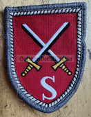 bw019 - 2 - West German Army unit uniform patch - Offizierschule des Heeres und Unteroffizierschule des Heeres - Officer and NCO Schools