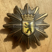 bw050 - West German police cap badge star - Berlin