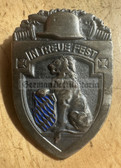 bw057 - Bavarian War Veterans tinnie badge - In Treue fest