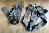 ab740 - pair of P50/P60/P601 Rare front grey static seatbelts - IFA Trabant