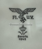 ab685 - c1942 dated Luftwaffe - dinner plate porcelain