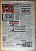 ab843 - BERLINER ZEITUNG BZ AM ABEND - East German newspaper for Berlin - 14th November 1988
