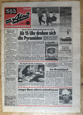 ab844 - BERLINER ZEITUNG BZ AM ABEND - East German newspaper for Berlin - 21st November 1988