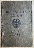 od081 - c1928 Deutsches Reich Prussia Reisepass Passport for a woman from Cottbus - many stamps and Visa for Australia