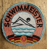 pa105 - East German patch for swimming supervisor  - SCHWIMMEISTER