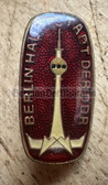 ab910 - East German Berlin DDR TV Tower Fernsehturm badge