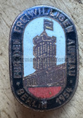 ab913 - c1954 dated NAW Berlin Nationales Aufbauwerk enamel bronze honour badge