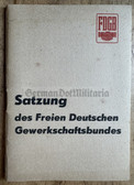 gw112 - c1980s Statute program of the FDGB - East German Trade Union