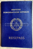 ab919 - c1985 DDR Reisepass Passport for a woman from Berlin - many stamps