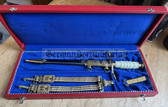 wo495 - East German NVA VM Volksmarine Navy Admiral dagger with hanger in presentation box - UK SALE ONLY