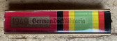 is006 - 2 place paper medal ribbon bar - NVA or Stasi or Grenztruppen Border Guards - senior NCO rank or junior Officer rank