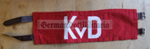 wo041 - NVA Army KvD - Kraftfahrer or Koch vom Dienst - Duty Driver or Cook - armband with leather fastening - mw0