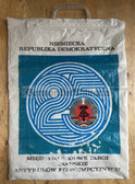ac225 - DDR plastic carry bag - 25 years anniversary of the DDR with Polish words
