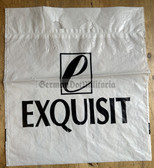 ac226 - East German plastic carry bag - EXQUISIT - luxury clothing shops in the DDR