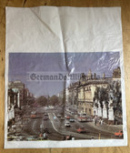 ac230 - 2 - East German plastic carry bag - UNTER DEN LINDEN East Berlin with Brandenburger Tor in background