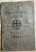 ac206 - c1936 German Reisepass Passport for a man from Berlin with Visas- many stamps