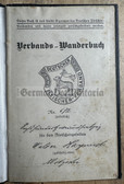 ac210 - c1927 German Vocational qualification cert booklet - a butcher from Radeberg