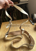 wo352 - white belt with cross belt for NVA Regulierer & VP VoPo Volkspolizei traffic police - 130cm length
